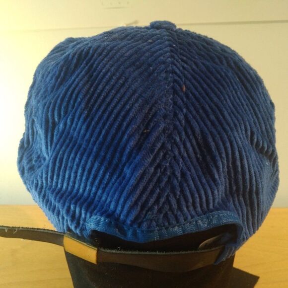 Deadstock Vintage Teamsters Patch Corduroy Strap Back Hat - Picture 4 of 7